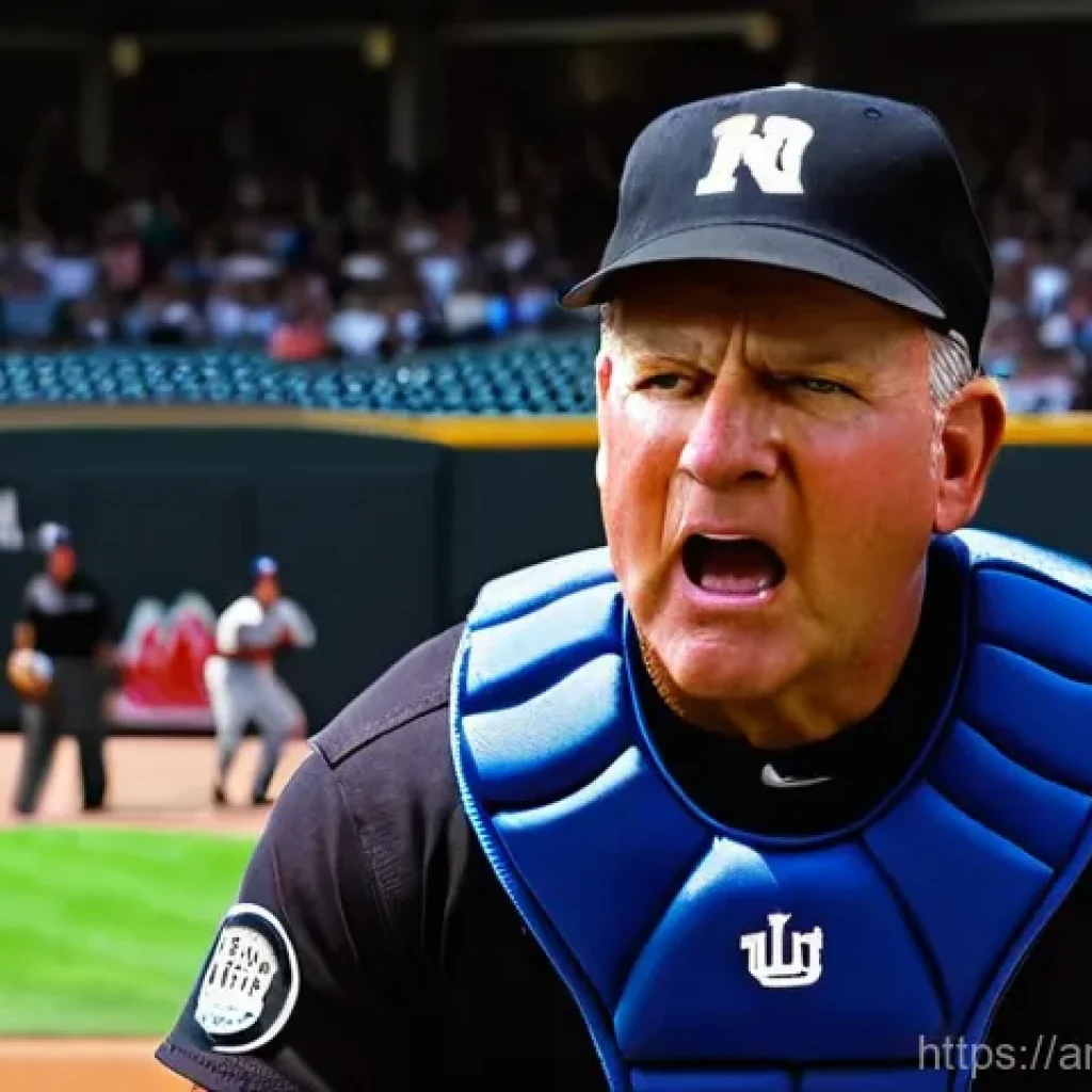 야구 심판의 신호 배우기 - **Prompt 1: The Decisive Call**
    "A close-up, dynamic shot of a professional baseball umpire posi...