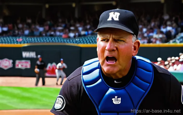 야구 심판의 신호 배우기 - **Prompt 1: The Decisive Call**
    "A close-up, dynamic shot of a professional baseball umpire posi...