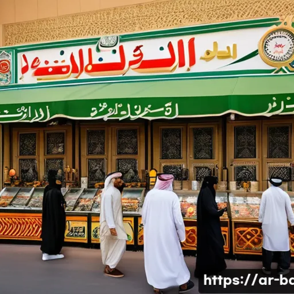 야구와 관련된 경제적 효과 - A bustling urban neighborhood in Riyadh transformed by a major baseball tournament, showing lively s...