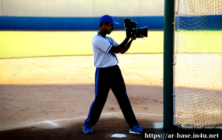 야구 훈련 효과 측정법 - Photorealistic baseball training assessment on a sunlit outdoor field in the Arab Gulf region, young...